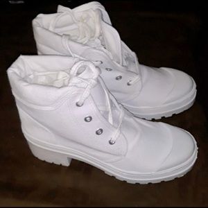 Platform Lug Boots by Chinese Laundry.  NWOT